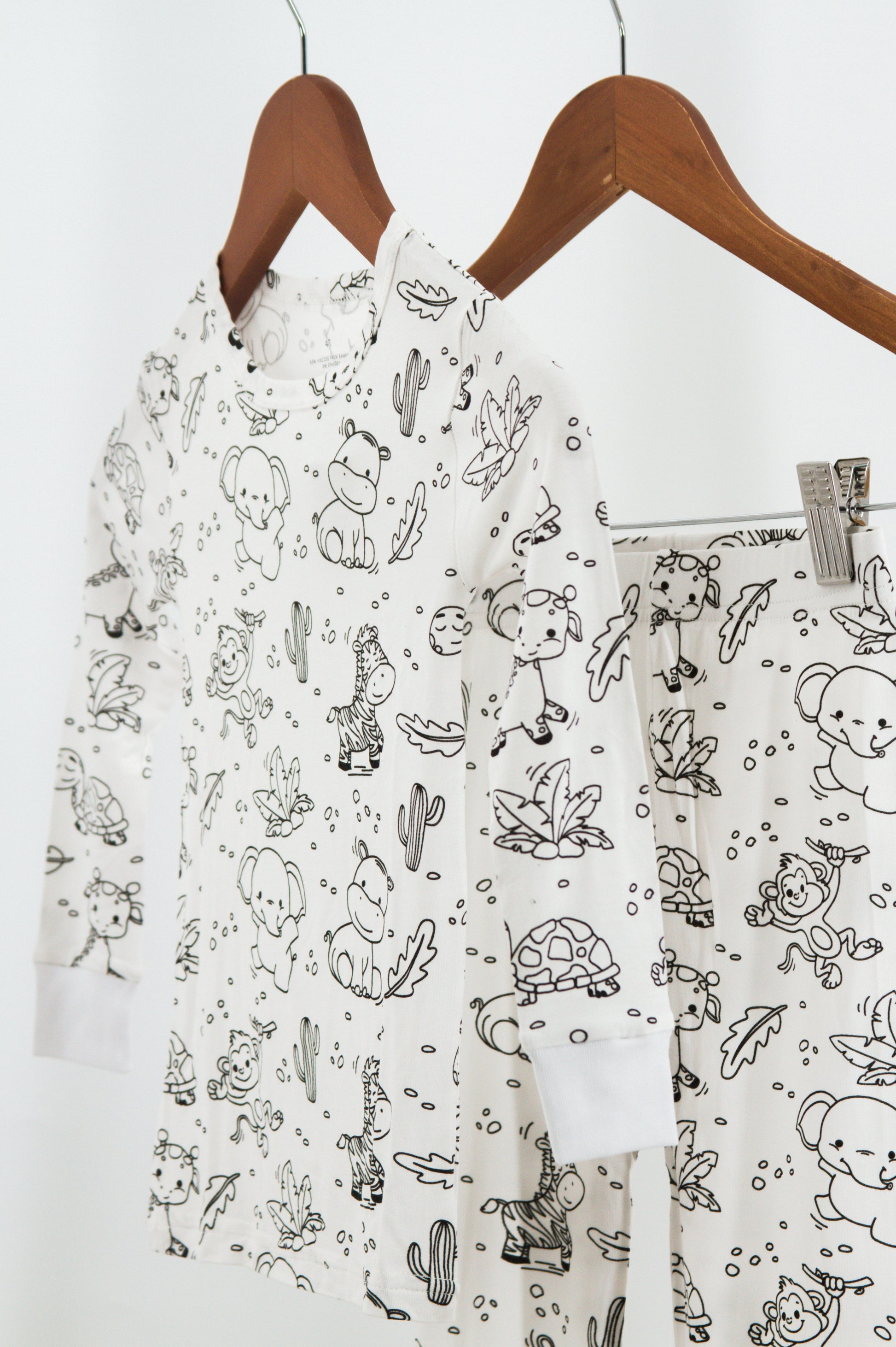 DIY NOAH'S ARK PYJAMA SET