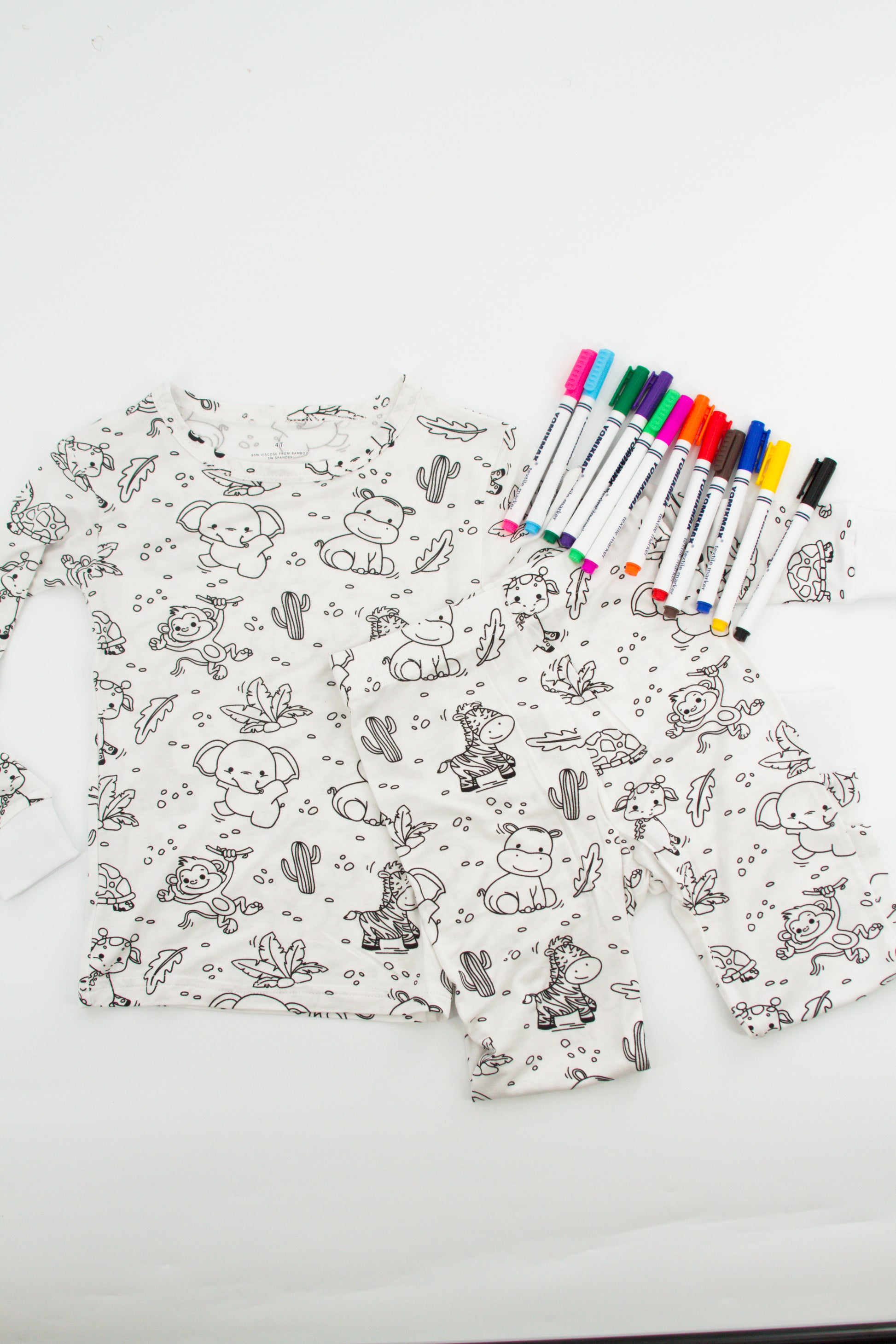 DIY NOAH'S ARK PYJAMA SET