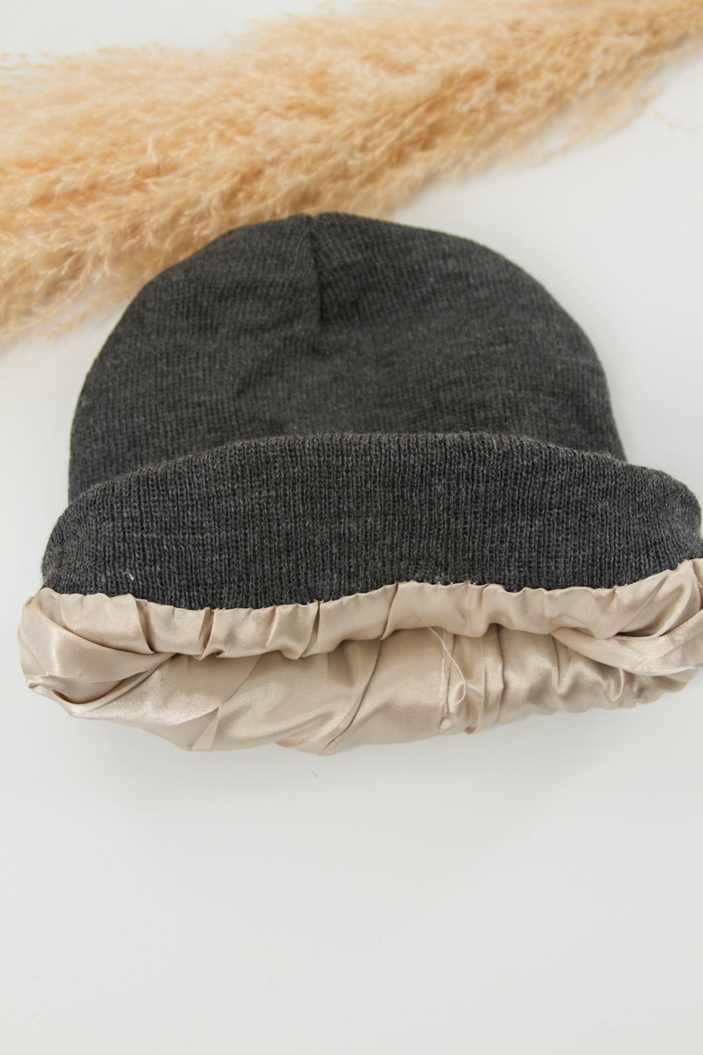 Satin-lined Beanie Winter Hat