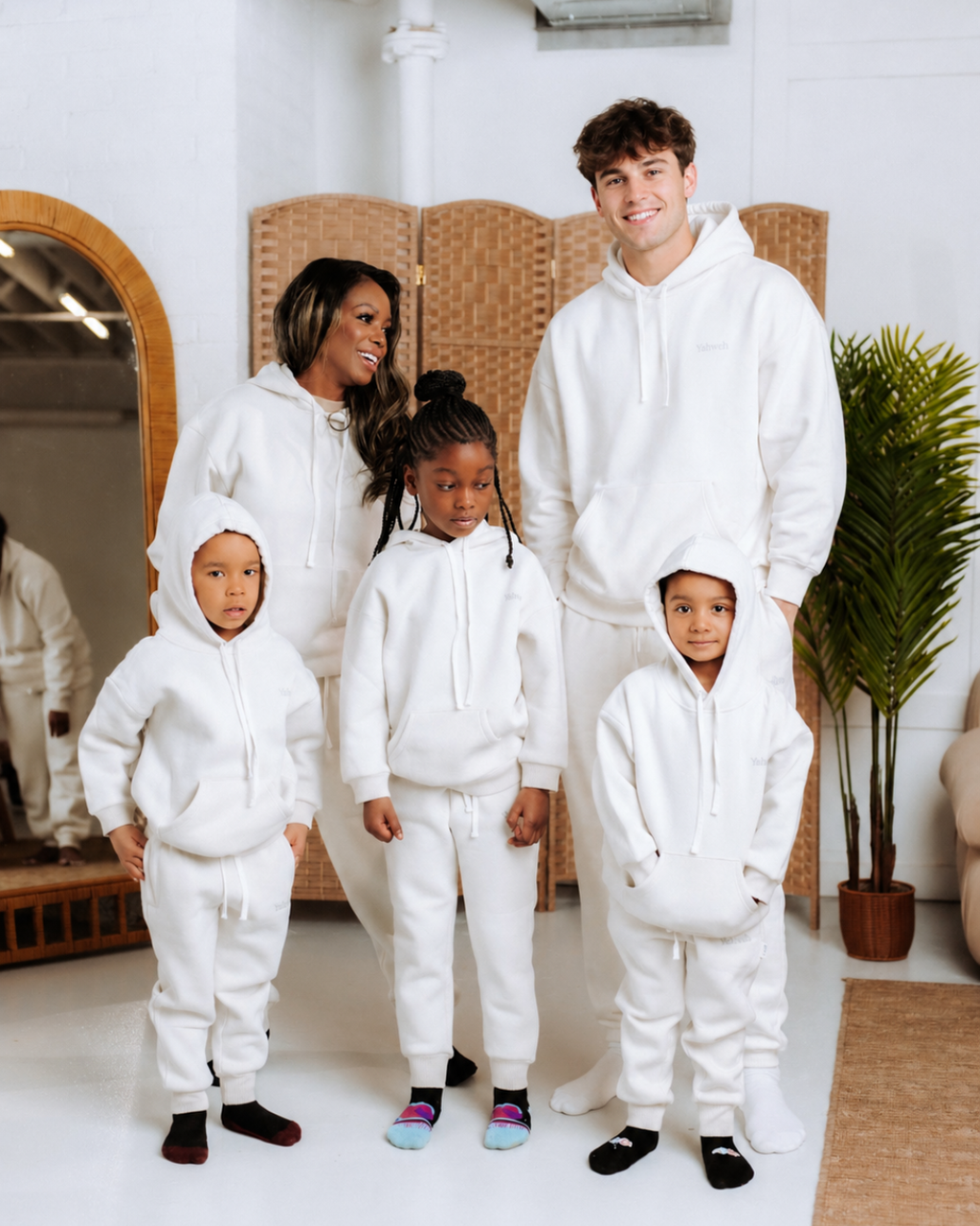 Yahweh - Adult Cream Hoodie Set