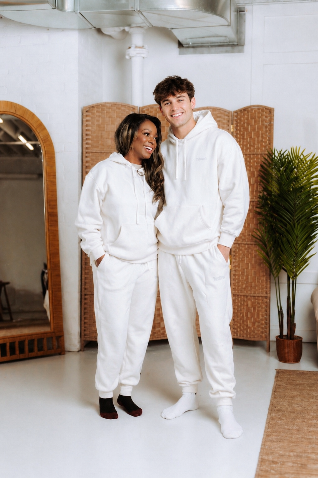 Yahweh - Adult Cream Hoodie Set