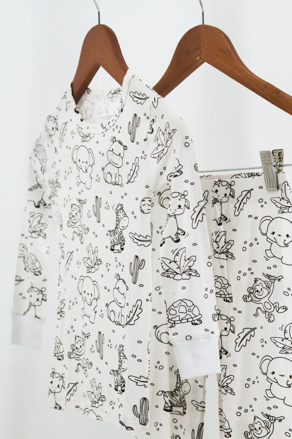 DIY NOAH'S ARK PYJAMA SET