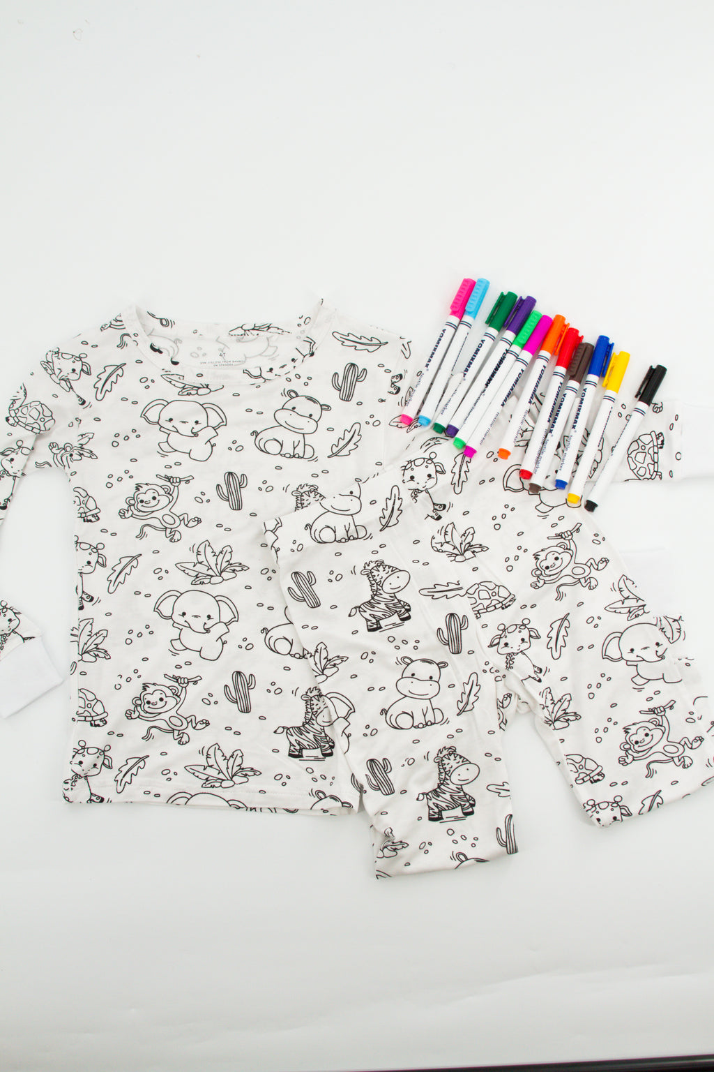 DIY NOAH'S ARK PYJAMA SET