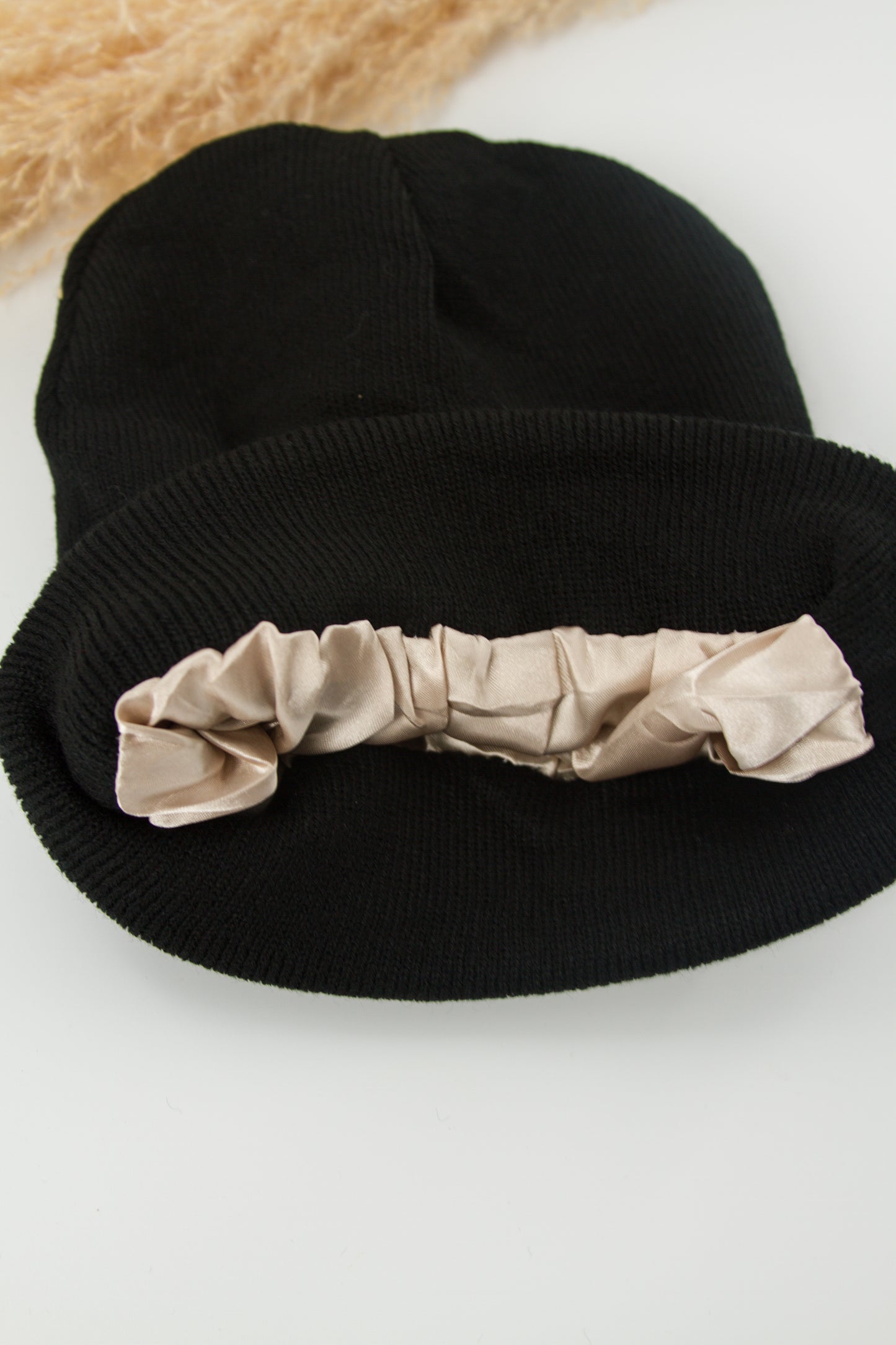 Satin-lined Beanie Winter Hat