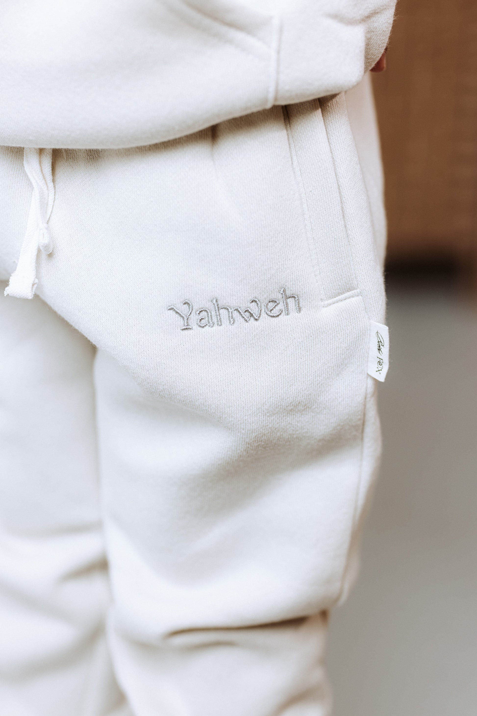Yahweh - Kids Cream Hoodie Set