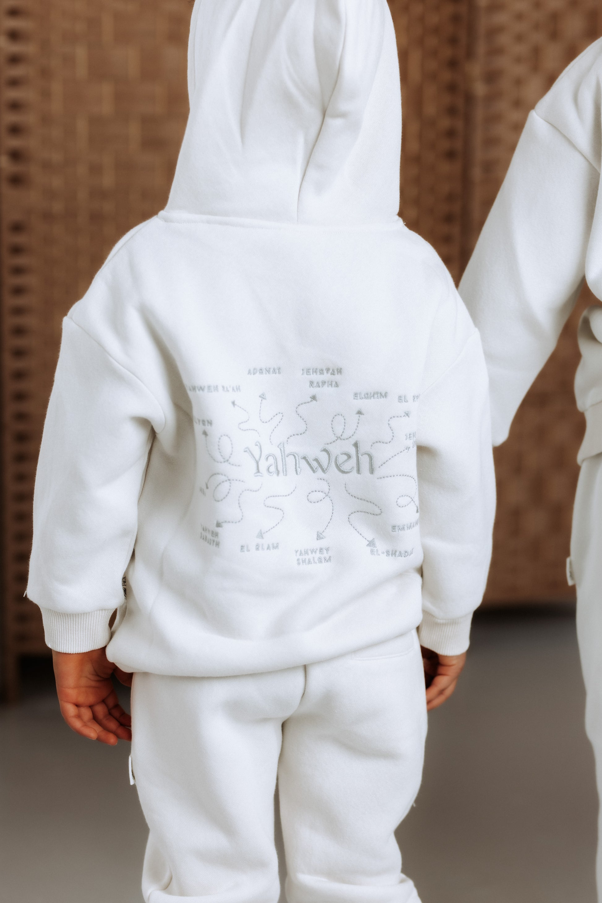 Yahweh - Kids Cream Hoodie Set