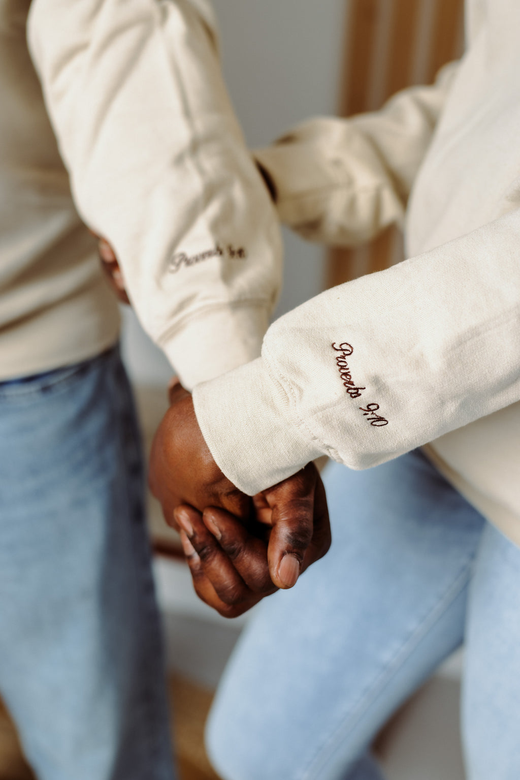 Christian Embroidered Crewneck - Fear of the Lord | Proverbs 9:10