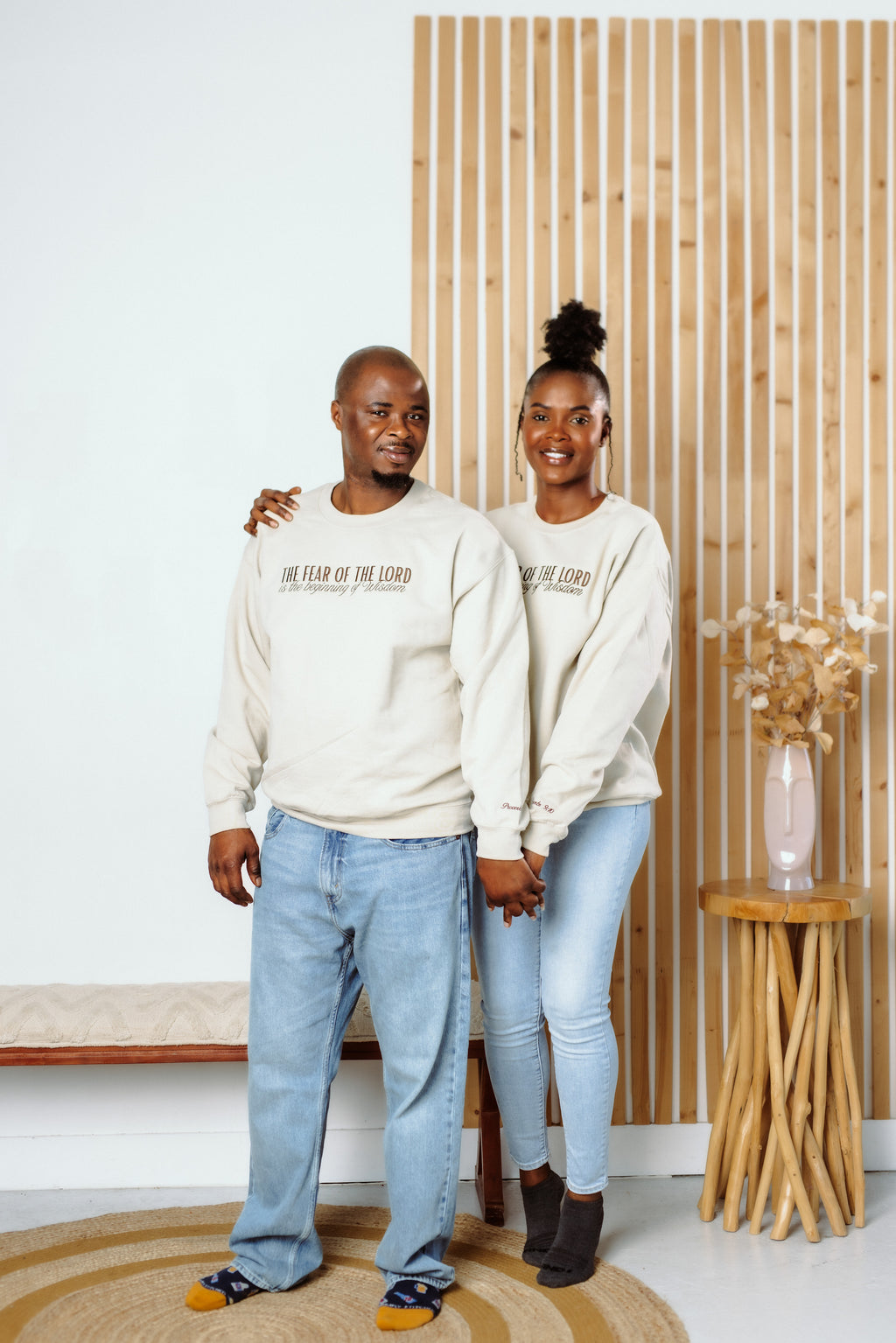 Christian Embroidered Crewneck - Fear of the Lord | Proverbs 9:10